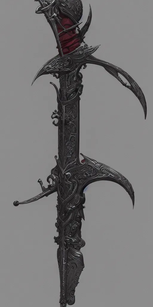 Image similar to sword design, shortsword, substance designer, weapon design, trending on artstation, art by gerald brom, greg rutkowski and artgerm and james jean and zdzisław beksinski, 8 k, unreal engine, c 4 d