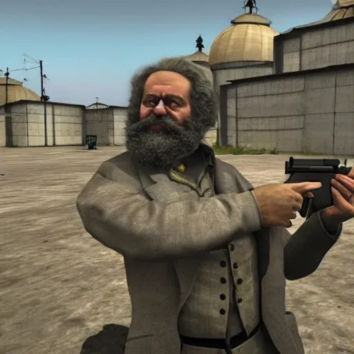 Image similar to Karl marx in cs:go