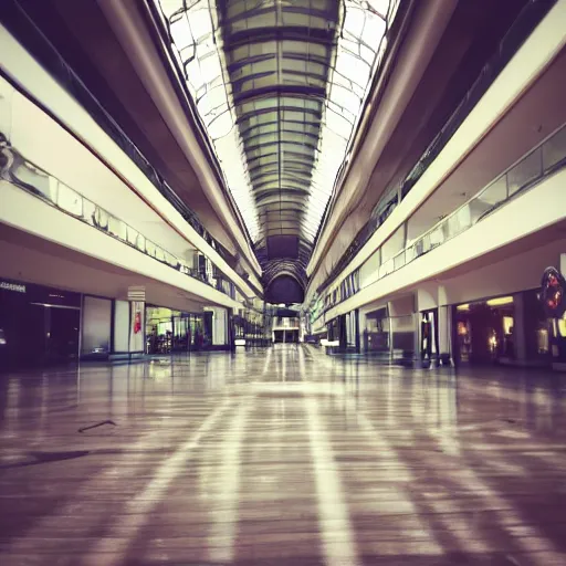 Prompt: Beatiful Cameraphone photograph of inside a room within an empty mall