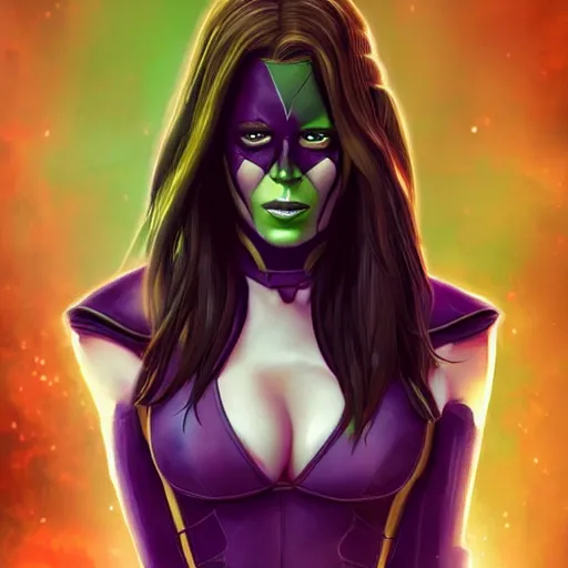 Gamora Body Painting Tutorial 