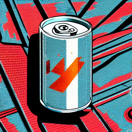 Image similar to 8 k capture scan of soda can in style of half - life, high textured, conceptual, intricate detailed painting, illustration sharp detail, manga 1 9 9 0