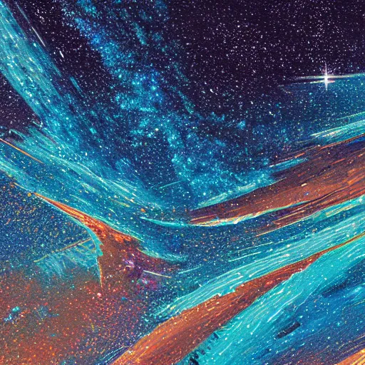 Image similar to dusty fantastic space arch soda, by dan mumford and tom thomson, # macro, 4 k