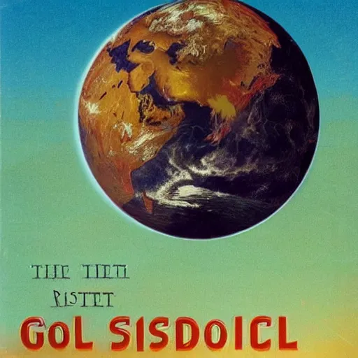 Prompt: Resort hotel on asteroid with earthrise in background. Sci-fi Book cover golden age