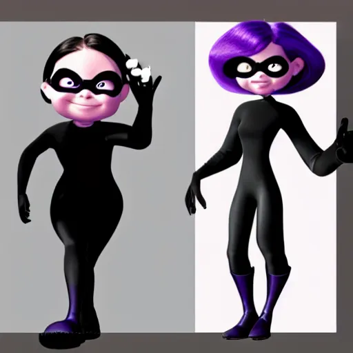 Image similar to violet from the incredibles