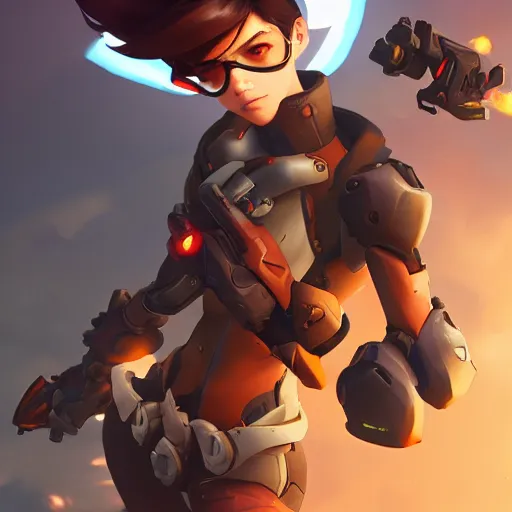 Tracer  Overwatch tracer, Overwatch wallpapers, Overwatch fan art