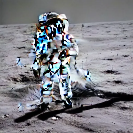 Image similar to Chuck Norris on the moon