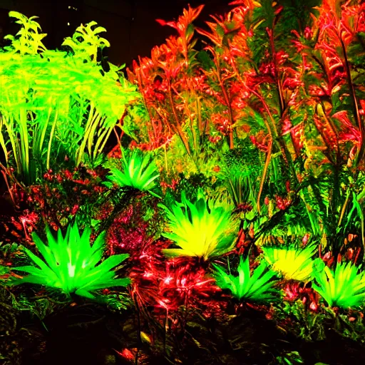 Image similar to glowing plants
