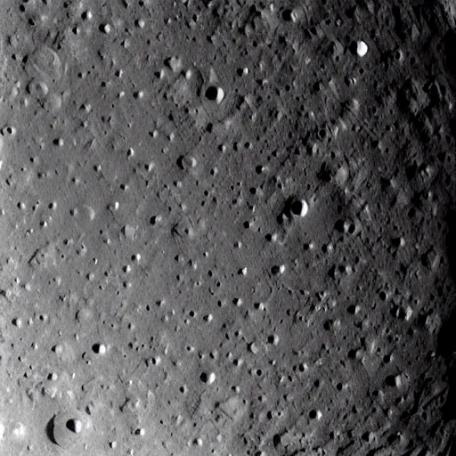 Image similar to view from the surface of the moon