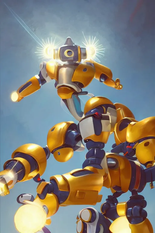 Image similar to metabots medabots medarotto medarot robot minimalist comics, behance hd by jesper ejsing, by rhads, makoto shinkai and lois van baarle, ilya kuvshinov, rossdraws global illumination ray tracing hdr radiating a glowing aura