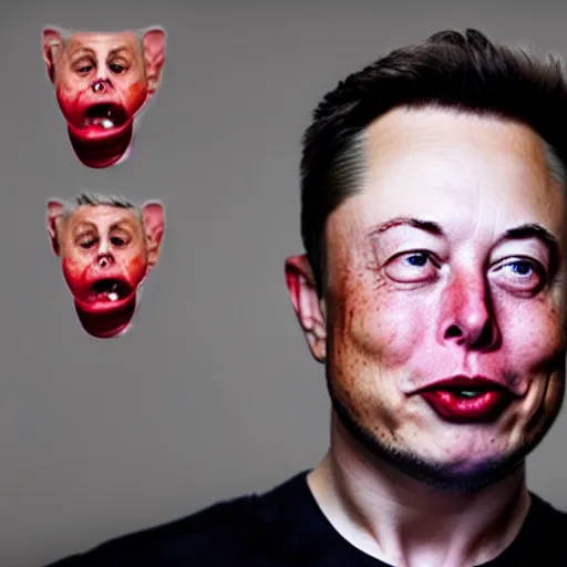 Prompt: extreme silly face championship elon musk's winning entry, face pulling world tournament 2 0 1 9