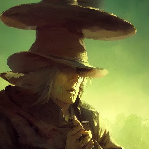 Image similar to snufkin, digital illustration portrait design, by android jones and greg rutkowski, retrowave color scheme, detailed, cinematic lighting, wide angle action dynamic portrait