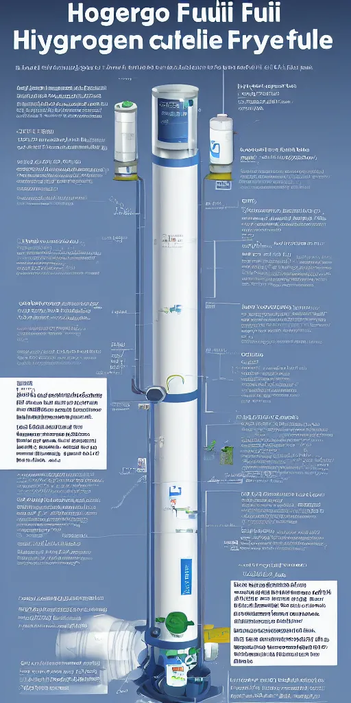 Image similar to poster, hydrogen fuel cell technology.