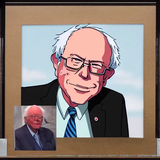 Image similar to Bernie Sanders by Studio Ghibli