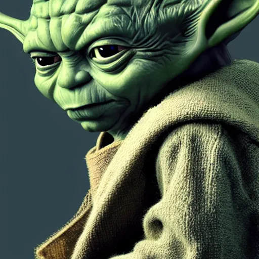 Image similar to Hugo Weaving as Yoda, hyperdetailed, artstation, cgsociety, 8k