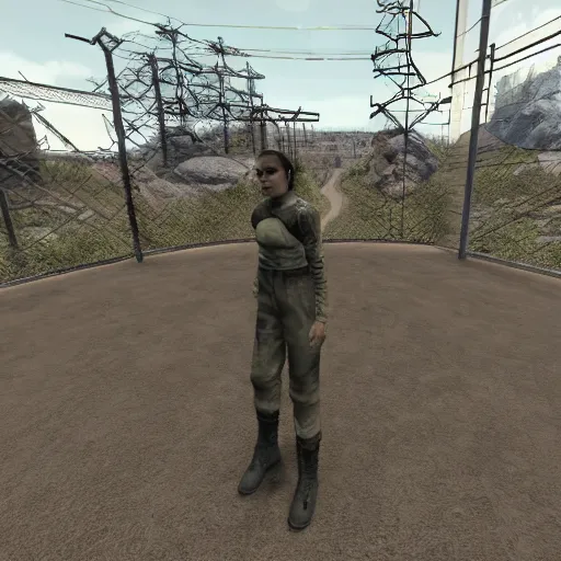 Prompt: alyx is teleported to black mesa east successfully.