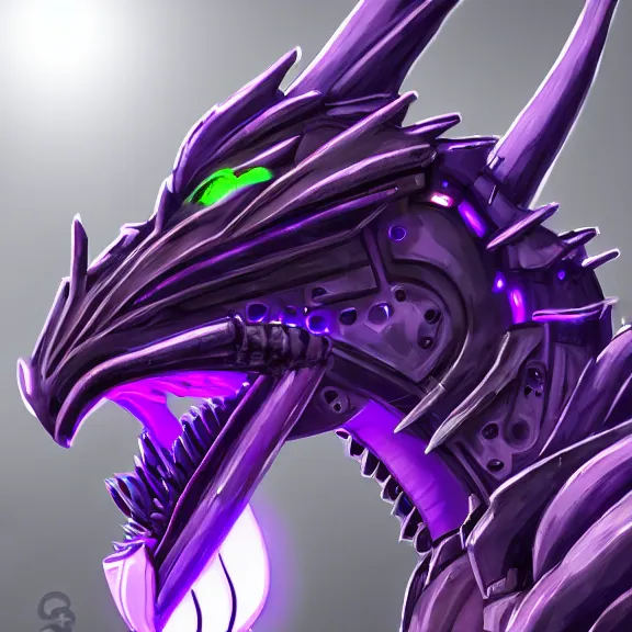 Image similar to detailed mawshot of a giant beautiful stunning goddess anthropomorphic hot robot mecha female dragon, silver sharp streamlined armor, detailed maw, glowing Purple LED eyes, food pov, micro pov, dragon art, macro art, furry art, vore, furaffinity, DeviantArt, Eka's Portal, G6