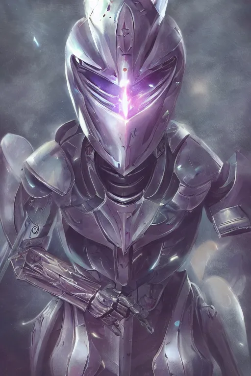 Image similar to helmet armor guardian destiny in witch queen illumination ray tracing hdr fanart arstation by sung choi robot ninja mask and eric pfeiffer and gabriel garza and casper konefal