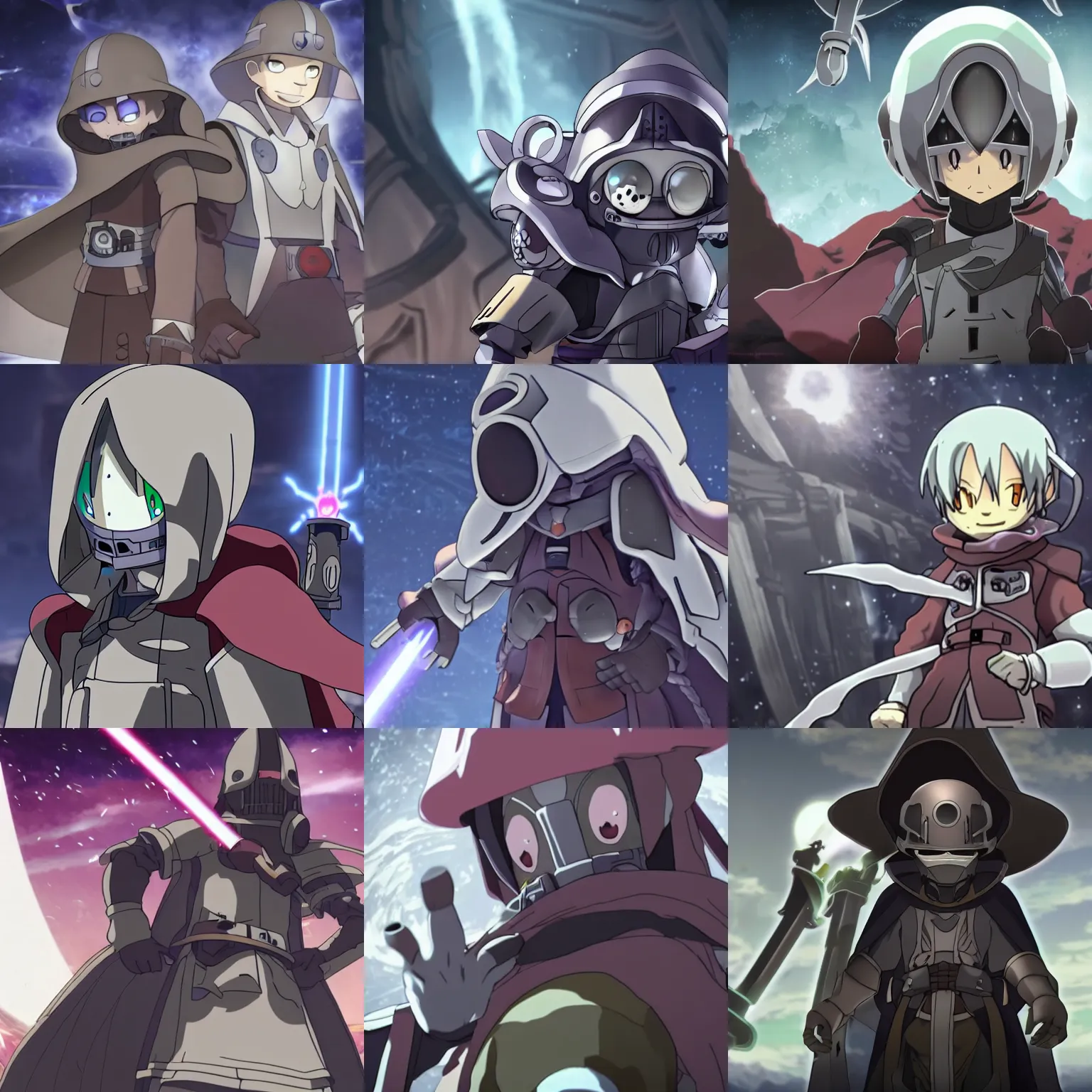 Prompt: Bondrewd from Made in Abyss the Sith Lord