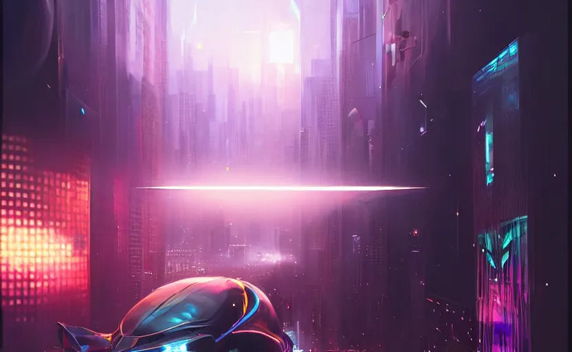 Image similar to handsome black genius infiltrating the metaverse, cenimatic and dramatic, curved translucent holographic displays, urban atmosphere, cmyk glowing lights, highly detailed, digital painting, artstation, concept art, smooth, sharp focus, illustration, art by wlop, mars ravelo and greg rutkowski