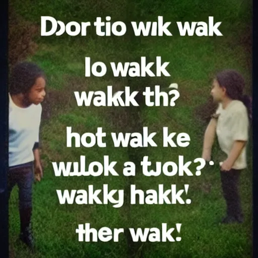 Prompt: do you like how i walk? do you like how i talk?