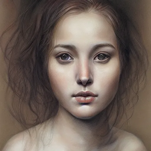 Prompt: photo of young woman by marco mazzoni