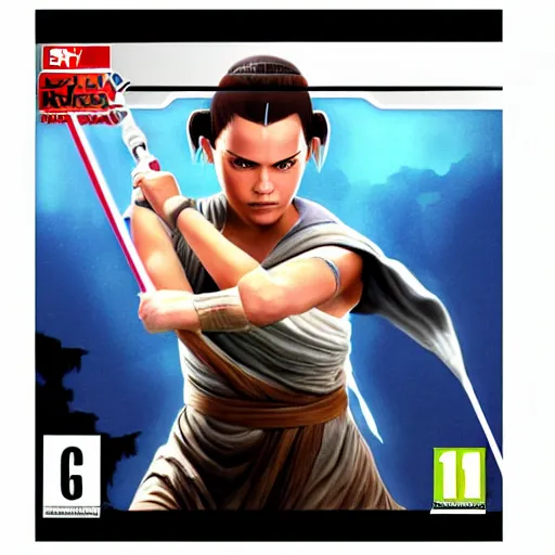 Image similar to rey skywalker game for the ps 2