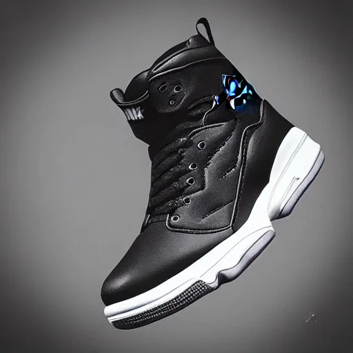 Prompt: “isometric nike air jordan boots”