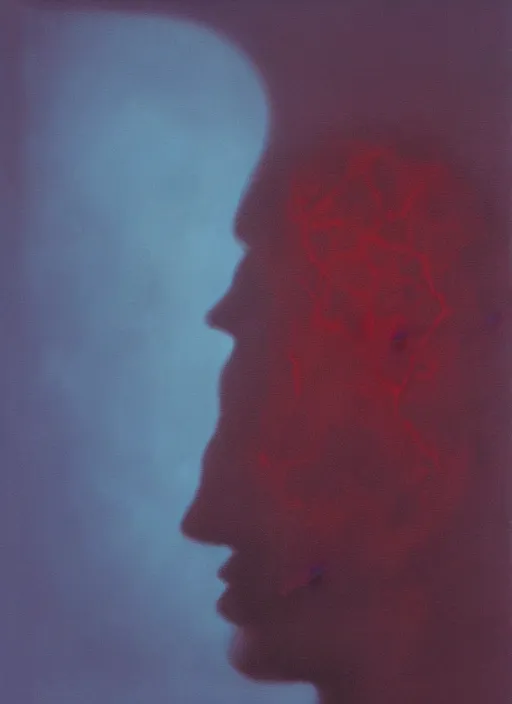 Image similar to lord loss, the king of hell, book portrait, psychedelic symmetric lights and fog, in the style of zdzislaw beksinski, glowing light and shadow, hyperrealist, 8 k