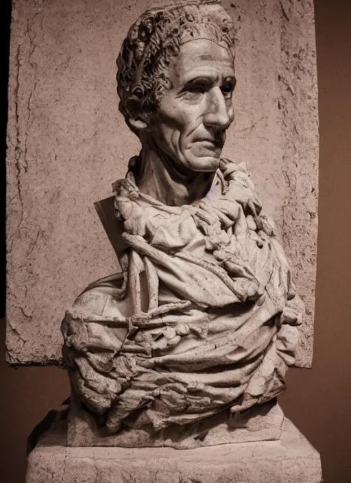 Image similar to a full portrait photo of julius caesar, f / 2 2, 3 5 mm, 2 7 0 0 k, lighting, perfect faces, award winning photography.