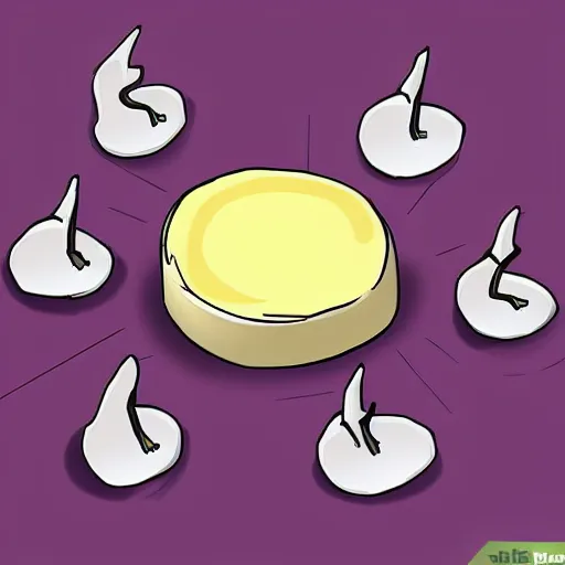 Image similar to wikihow tutorial on how to summon cheese demons