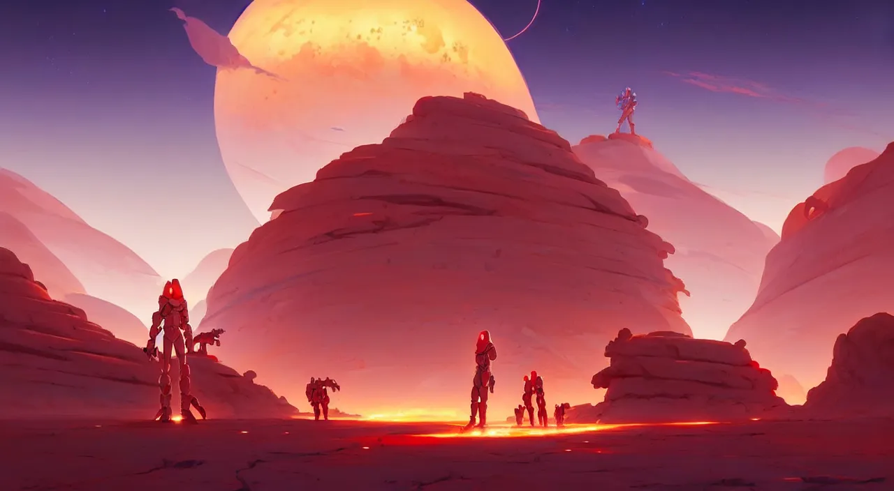 Image similar to base on mars, in marble incrusted of legends heartstone official fanart behance hd by Jesper Ejsing, by RHADS, Makoto Shinkai and Lois van baarle, ilya kuvshinov, rossdraws global illumination