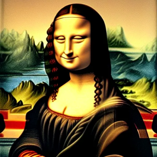 Prompt: mona lisa by fernando botero