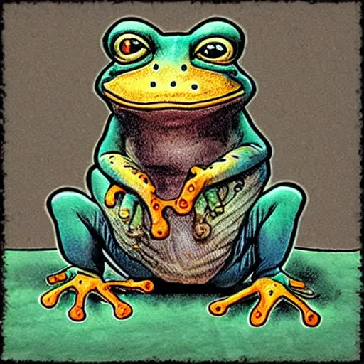 Image similar to father frog