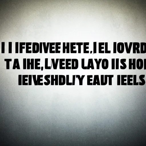 Prompt: i find shelter, in this place, undercover, hideaway, but can you hear, when i say, i have never felt this way