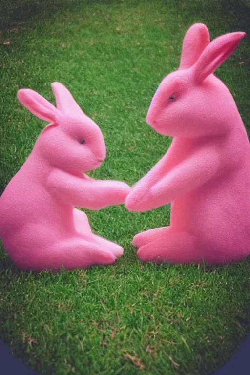 Prompt: “Pink rabbit”