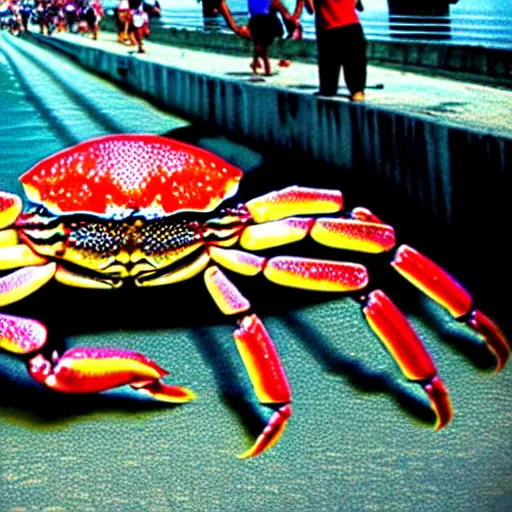 Image similar to giant crab attacking manila philippines