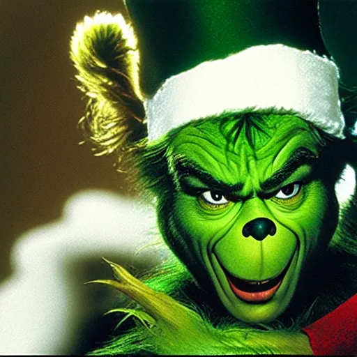 Image similar to jack nicholson as the grinch in the grinch