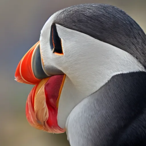 Image similar to beautiful photo of a puffin, canon 5 d