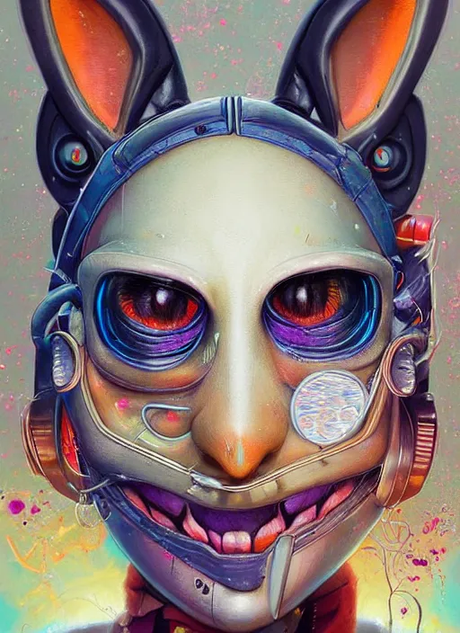 beautiful portrait of Lofi cyberpunk Bugs Bunny, by | Stable Diffusion ...