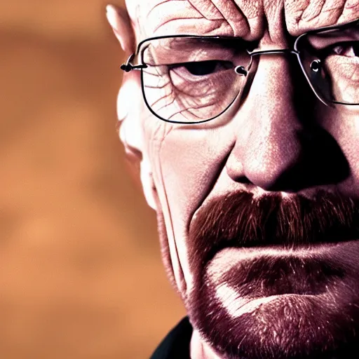 Image similar to a screenshot of walter white in elden ring, highly detailed, 4 k