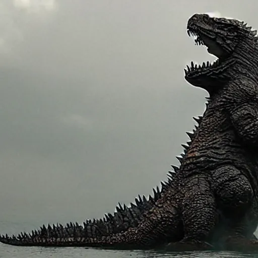 Image similar to godzilla, bong