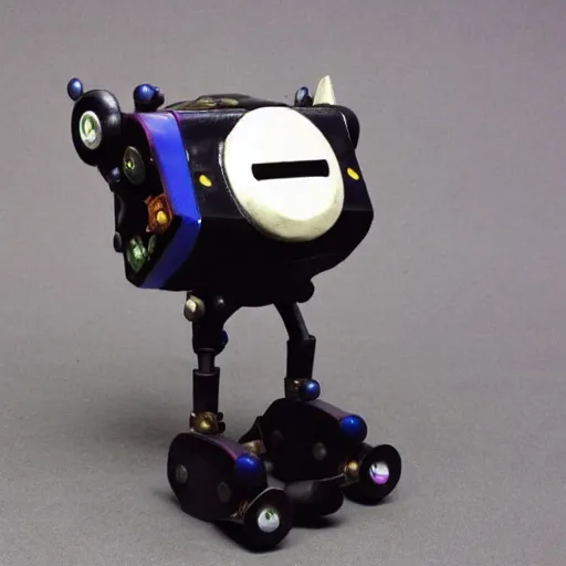 Image similar to E.M. Pino : miniature anti-bot machine created by Ziggy, the former Demon King