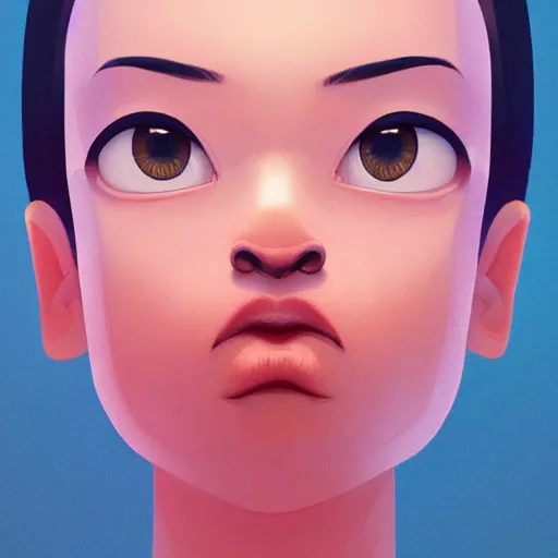 Image similar to face icon stylized minimalist reboot 1 9 9 4, loftis, cory behance hd by jesper ejsing, by rhads, makoto shinkai and lois van baarle, ilya kuvshinov, rossdraws global illumination