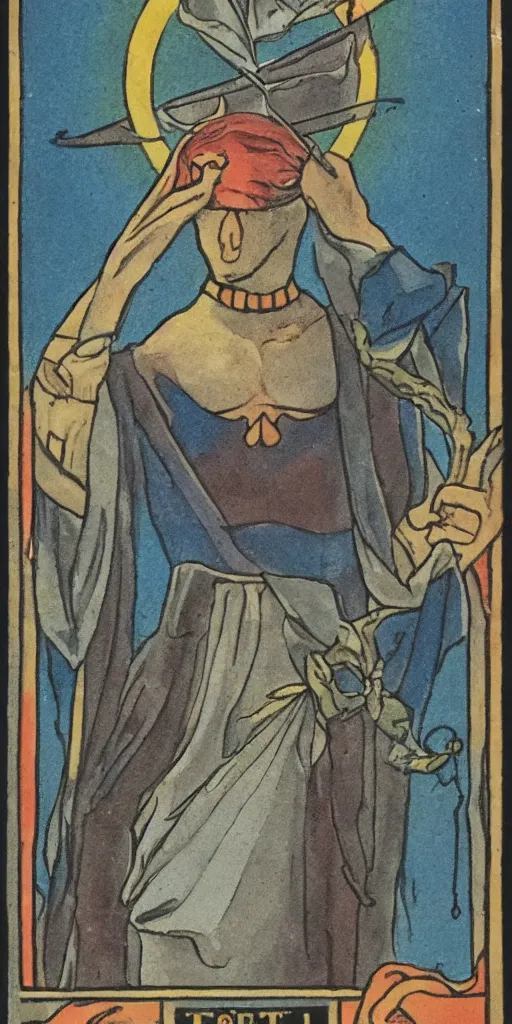 Image similar to blank tarot card