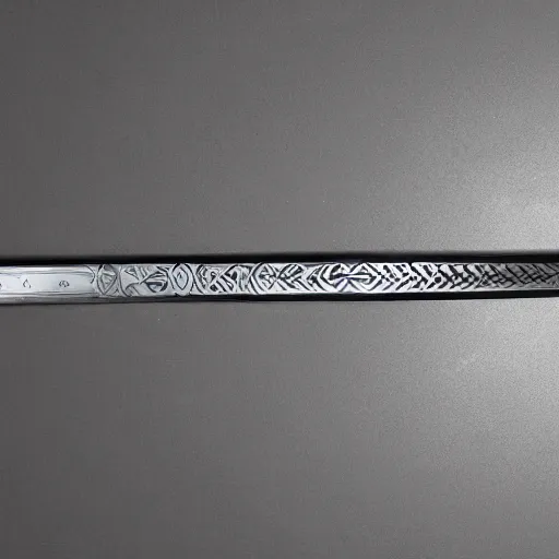 Image similar to engraved sword, geometric, sacred