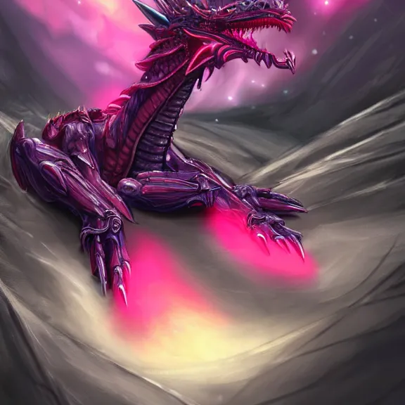 Image similar to very close up foot shot, detailed foot shot, hyperdetailed elegant beautiful stunning anthropomorphic hot mecha female dragon showing detailed sharp dragon claws close to camera, laying on beach, sharp claws, sharp silver armor, fuchsia skin, dragon art, warframe destiny fanart, paw art, furry paws, furaffinity, deviantart, octane, ekasportal