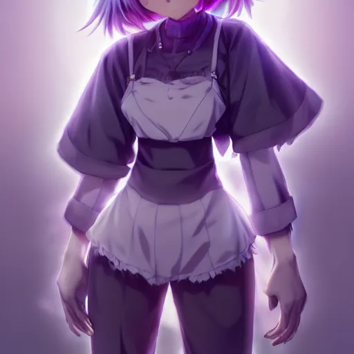 Prompt: advanced full body digital anime art, cute anime female dog hybrid, short white hair, purple watery eyes, dog paws for arms and legs and a big dog tail , full round face :: cinematic lighting, rim lighting, very highly intricately detailed, trending on pixiv :: Steven Artgerm Lau, WLOP, RossDraws, RuanJia, James Jean, Andrei Riabovitchev, Totorrl, Marc Simonetti, Visual Key, and Sakimichan