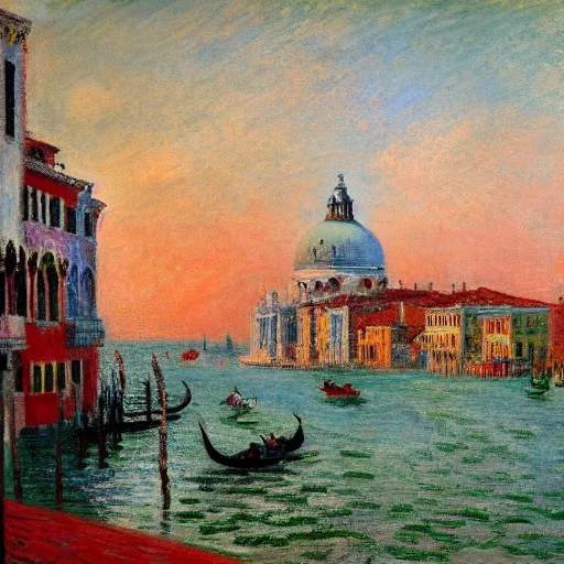 Prompt: Venice in the style of Monet