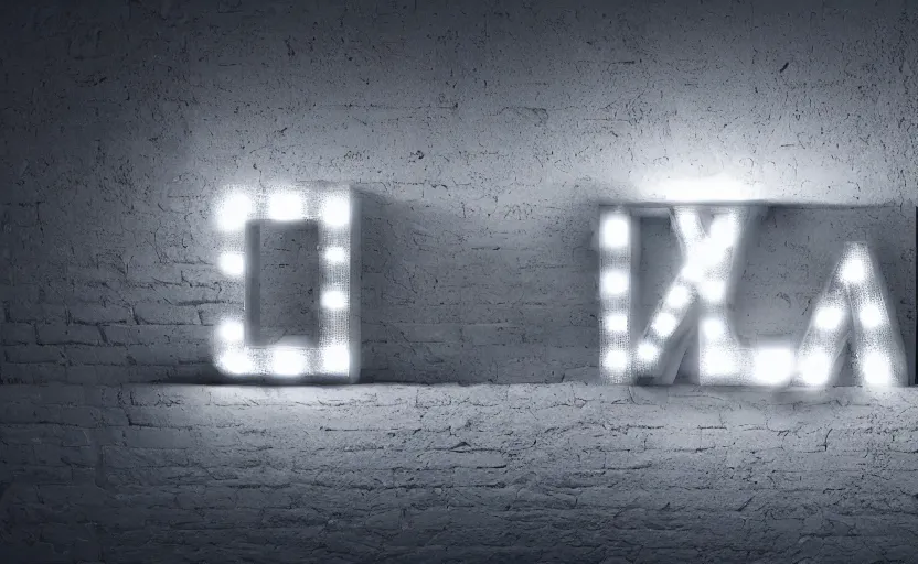 Image similar to the word FLEX make of 3d block letters surrounded in smoke hd octane render beautiful lighting