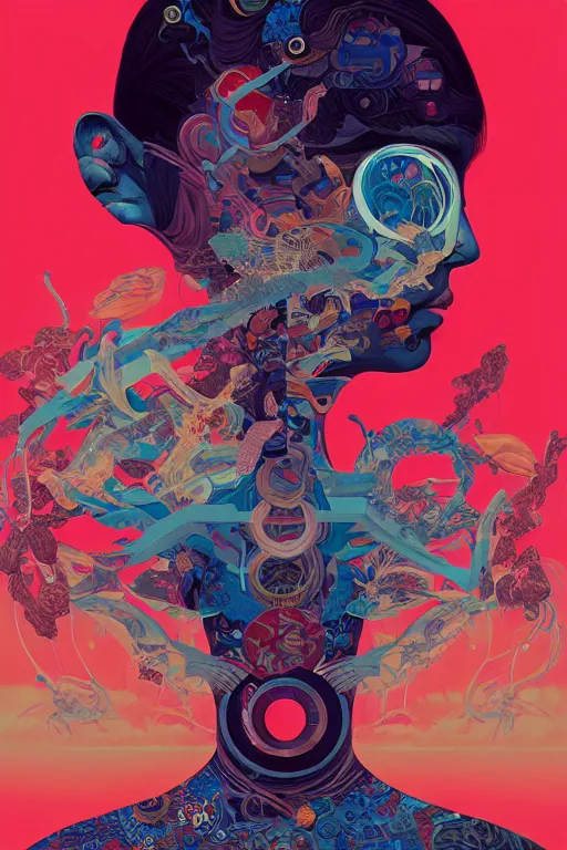 Image similar to portrait of godel's completeness theorem, by tristan eaton, victo ngai, peter mohrbacher, artgerm,